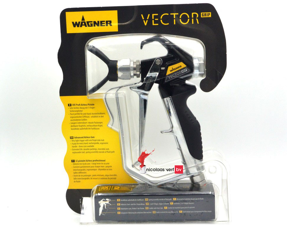 Airless sprayer Wagner Vector Grip 1/4”, with 2-finger trigger