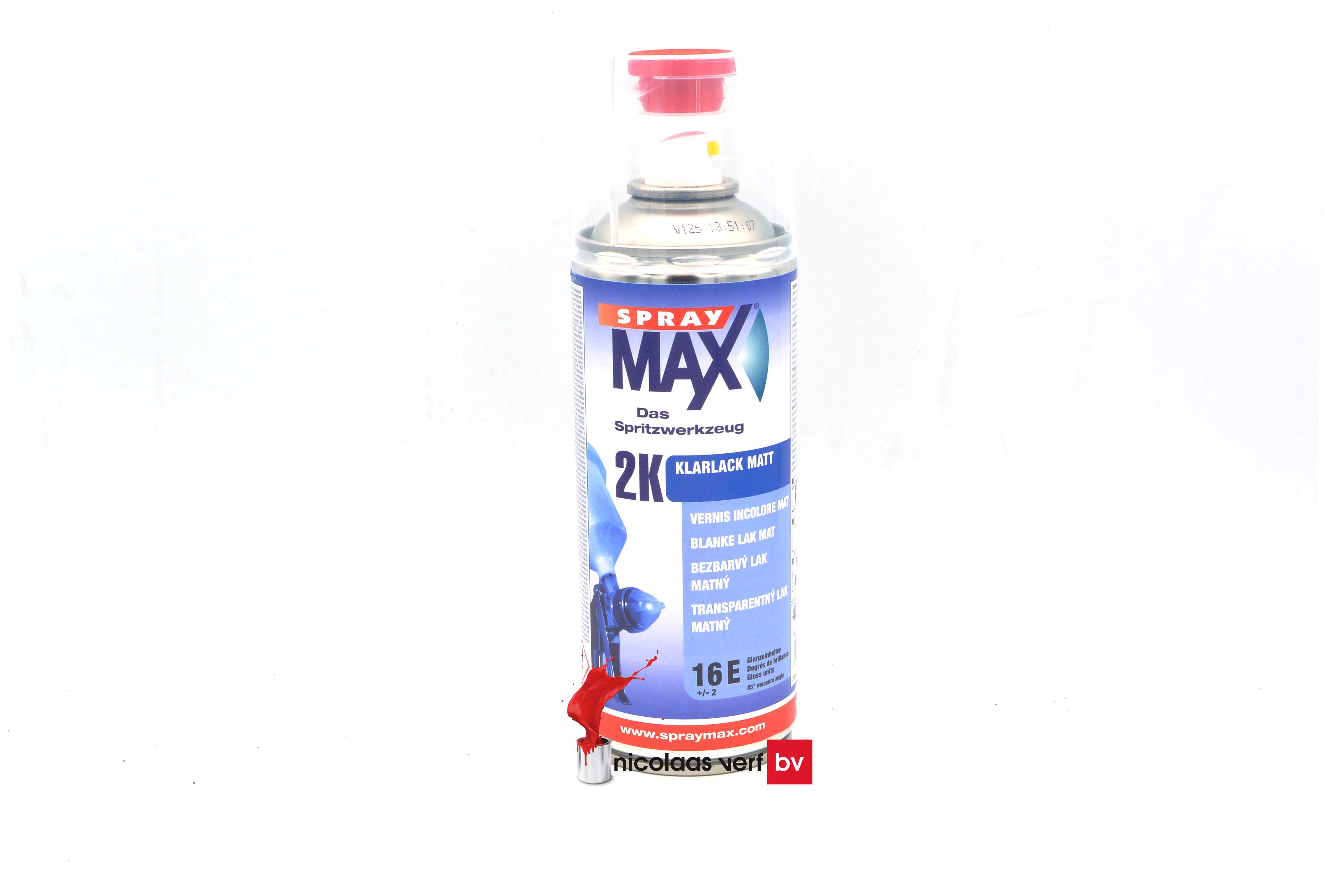Spray MAX 2K Lak Mat Spuitbus 400 ml | Nicolaas